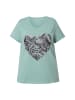 Ulla Popken Shirt in dunkles salbei