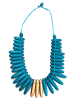 collezione alessandro Kurze Kette " Maresa " in blau
