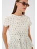 Soaked in Luxury Bluse ärmellos SLAmelie Feminine Form in White W. Black Dobby