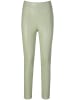 Basler Lederimitathose Trousers in DEEP LICHEN GREEN