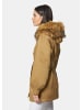 MADELEINE Parka mit Kapuze und abnehmbarem Fake-Fur in macadamia