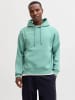 Jack & Jones Kapuzenpullover in Mineral Blue