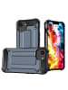 COFI 1453 Hybrid Armor Case Handyhülle Bumper kompatibel mit iPhone 16e (SE 4 20 in Blau