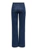 ONLY Jeans mit weitem Bein in Dark Blue Denim