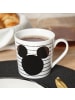Geda Labels Tasse Mickey Gold Glitzer in Weiß - 350ml