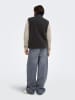 ONLY & SONS Teddyfell Weste in Phantom