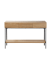 CALICOSY Konsole TESSA in Helles Holz - (W) 120  x (H) 80,5  x (L) 35  cm