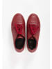 VITAFORM Hirschleder Sneaker in cranberry