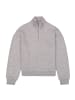 Garcia Troyer Sweater mit Stehkragen in dark grey melee