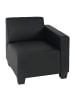 MCW Modular 4-Sitzer Sofa Moncalieri, Schwarz