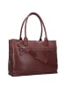 Plevier Rock Amber Schultertasche Leder 43 cm Laptopfach dunkelbraun
