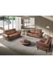 Angel Cerdá Sofa 6241 in Braun / Dunkler Stahl