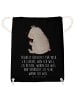 Mr. & Mrs. Panda Drawstring Bag Bär Marienkäfer mit Spruch in Schwarz