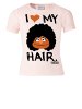 Logoshirt T-Shirt I Love My Hair in rosa