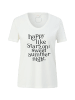 s.Oliver T-Shirt kurzarm in Creme