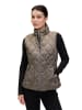 Betty Barclay Steppweste mit Stehkragen in Taupe