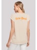 F4NT4STIC T-Shirt New York Orange SHORT SLEEVE TEE in Whitesand