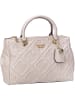 Guess Handtasche Marieke QM 29060 in Light Beige Logo