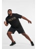 JP1880 Kurzarm T-Shirt in schwarz
