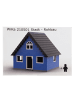 LEGO Rohbau Haus m. schwarzem Dach + 1 Figur - ab 3 Jahren in blue