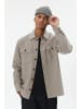 Matinique Overshirts MAdamo Gerade Passform in Walnut Melange