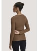Hessnatur Hessnatur Longsleeve WARM TOUCH aus Bio-Schurwolle und TENCEL™ Lyocell in camel