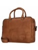 The Chesterfield Brand Boston - Aktentasche 15" 41 cm (black) in cognac