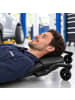relaxdays Rollbrett Werkstatt in Schwarz  - (B)48,5 x (H)17 x (T)109 cm