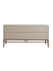 Angel Cerdá Anrichte 3074 in Walnuss / Beige – (B)160 x (H)80 x (T)45 cm