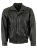 MADDOX Lederblouson Lammnappa in Schwarz