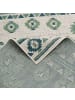 Pergamon In- & Outdoor Teppich Carpetto Vintage in petrol