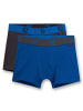 Sanetta Boxershort 2er Pack in Blau/Grau