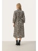 PART TWO Kleid BintiPW Gerade Passform in Neutral Leo Print
