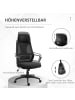 Vinsetto Bürostuhl-64L x 55B x 116-126H cm-Schwarz