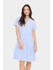 SAINT TROPEZ Kleid ElmikoSZ A-shape in Chambray Blue White Stripe