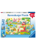 Ravensburger Ravensburger Kinderpuzzle - Lieblingsdinos- 2x12 Teile Puzzle für Kinder ab 3...