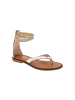 Les Tropéziennes par M Belarbi Flache Ledersandalen Les Hodixy Gold
