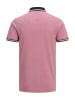 Jack & Jones Polo Shirt JJEPAULOS Sommer Hemd Kragen Pique Cotton in Rot