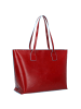 Piquadro Blue Square Shopper Tasche Leder 35 cm in rot