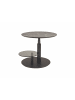 58 aufm Kessel COUCHTISCH höhenverstellbar Corey 75x47x75 MDF Anthrazit/Marble Grigio