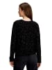 BETTY & CO Strick-Cardigan mit Lurexfaden in Schwarz