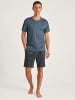 Calida Rundhals T-Shirt für Herren in blau