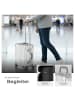 tectake Aluminium Boardtrolley Airway gängige Handgepäckgröße von 20 Zoll mit Teleskopgr