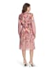 Vera Mont Midikleid mit Print in Dark Pink/Rosé