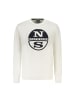 North Sails Weiß Baumwolle Herren Sweatshirt