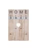 MCW Wandgarderobe C89 Home im Shabby-Look mit 8 Haken, Naturbraun