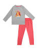 Paw Patrol Paw Patrol Schlafanzug Pyjama Set Langarm Oberteil mit Hose in grau/rosa