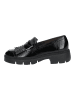 Paul Green Slipper Schwarz Lack