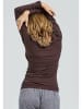 Seamless Basic Top Retro V-neck in Java