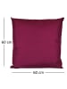 JACK 2er Set Outdoor Kissenhülle 60x60cm Uni in Bordeaux